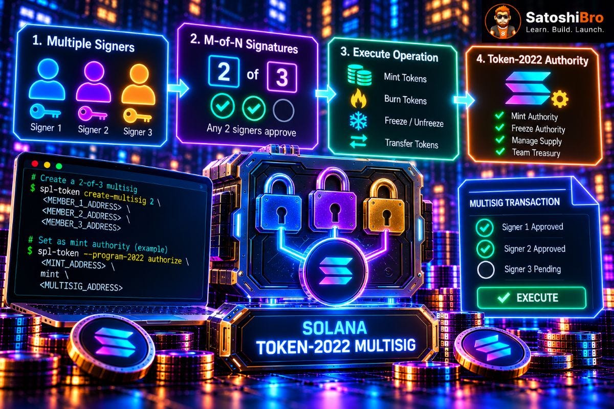 Solana Token-2022 Multisig Authorities Explained: A Beginner’s Guide
