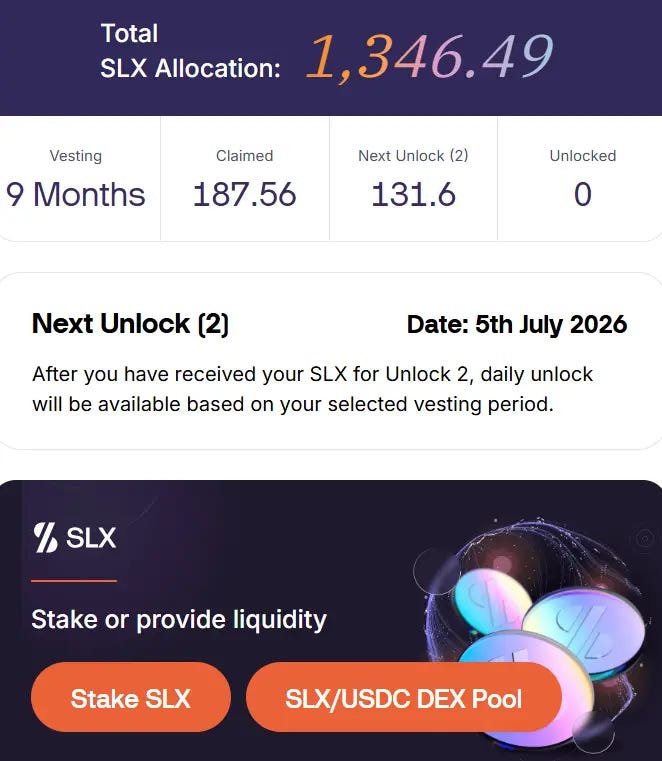 Solstice Jokes With Locked $SLX On TGE Day