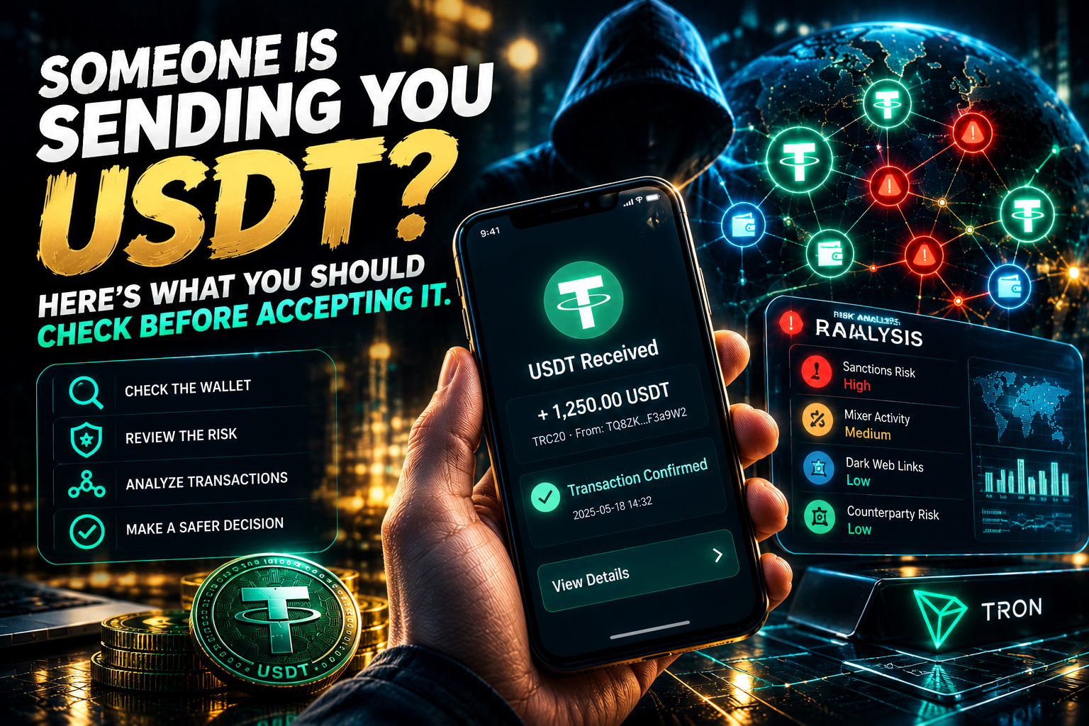 Someone Is Sending You USDT. Here’s What You Should Check Before Accepting It.