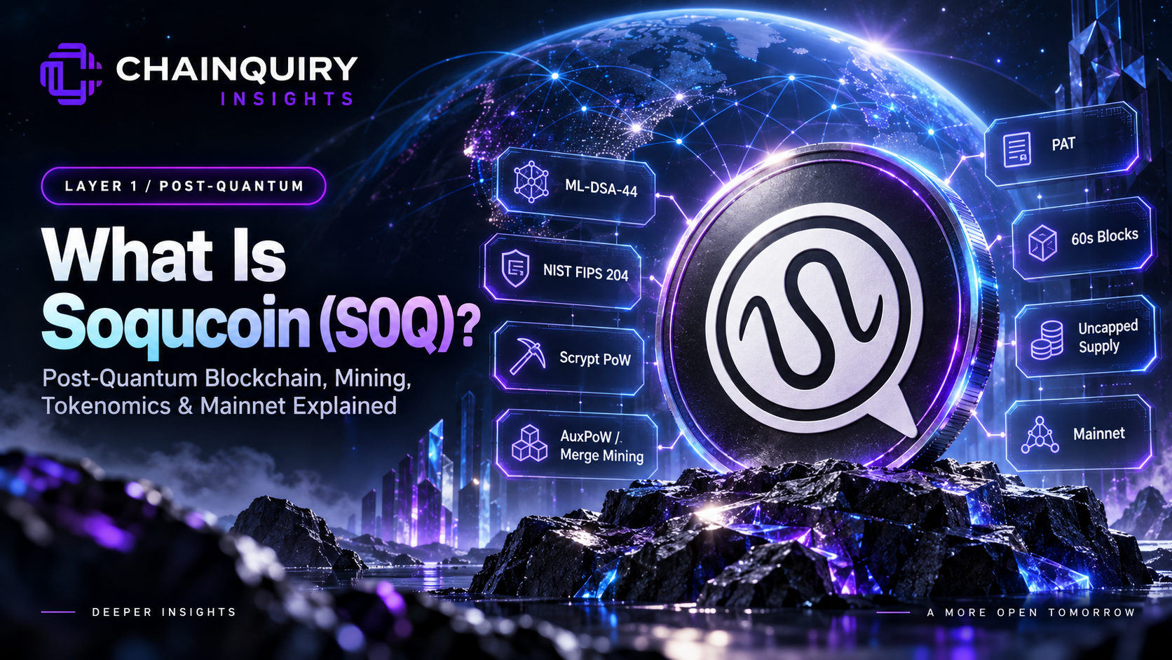 Soqucoin (SOQ): Building a Cryptocurrency for the Post-Quantum Era