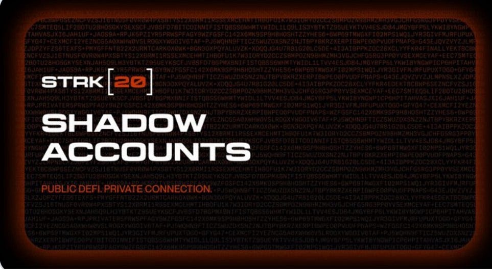 Starknet Launches Shadow Accounts: A New Era of Privacy for DeFi and Onchain Gaming