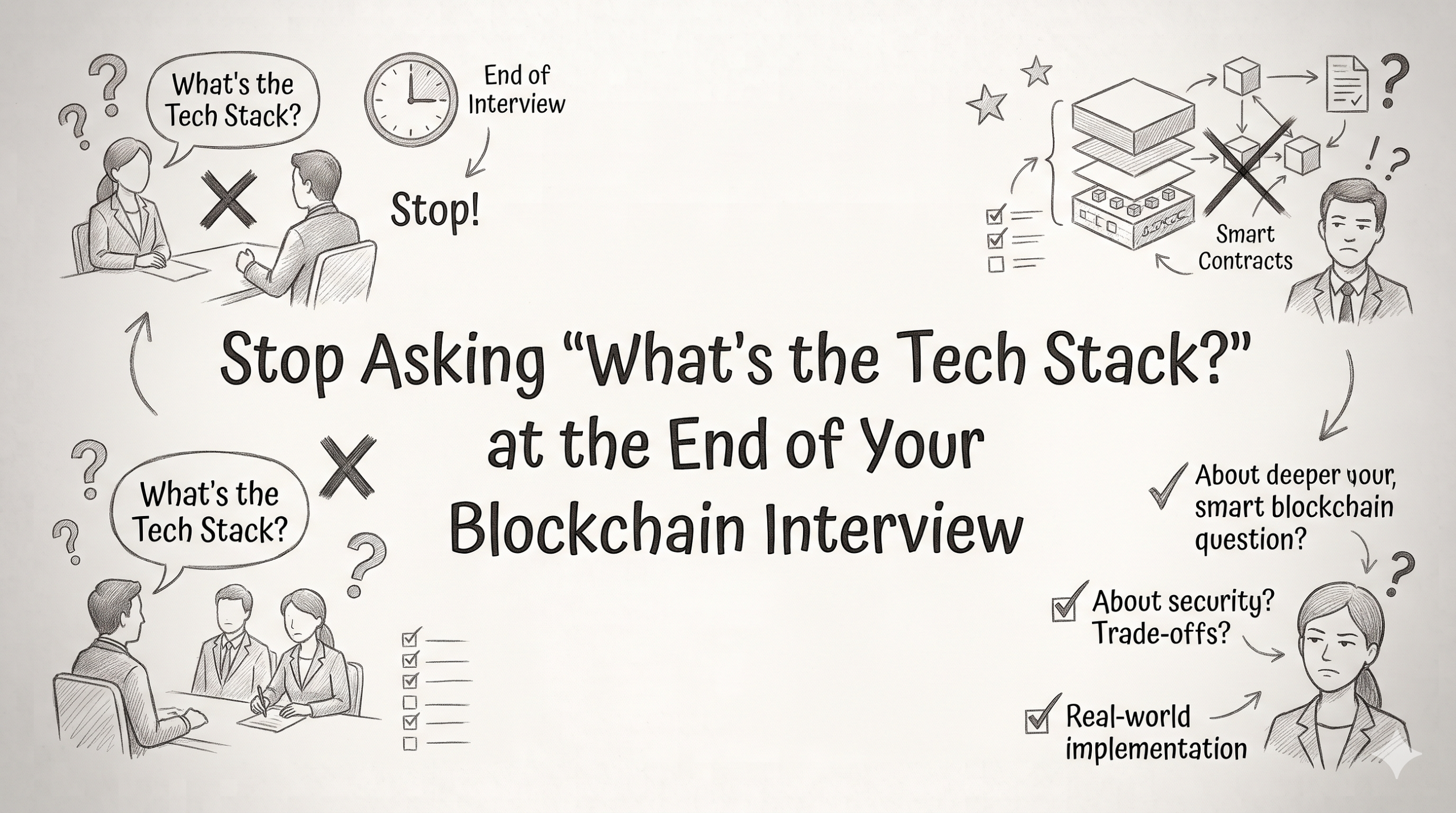 Stop Asking “What’s the Tech Stack?” at the End of Your Blockchain Interview