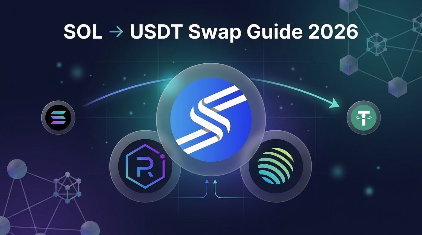 The Best Way to Swap SOL to USDT in 2026: Best Routes, Fees, and Exchange Rates.