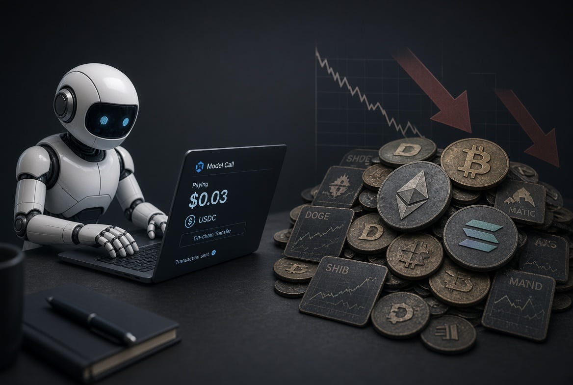 The Bots Are Spending. The Tokens Mostly Aren’t.