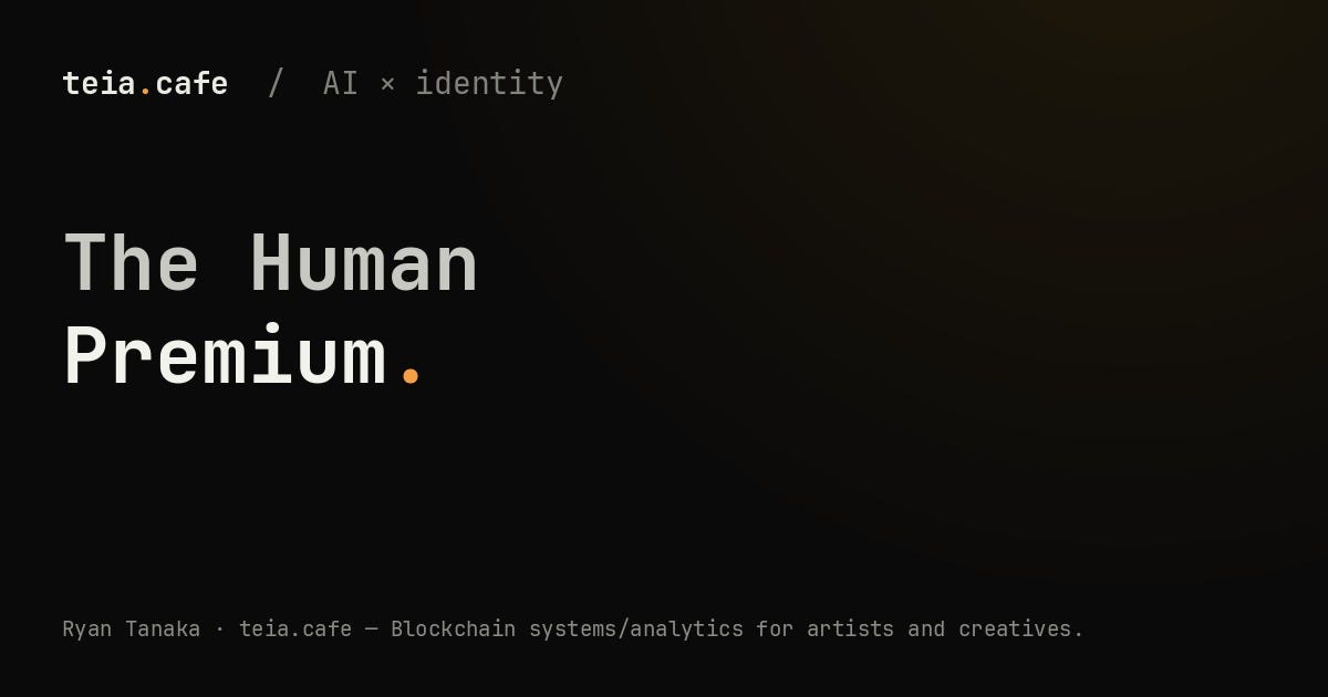The Human Premium