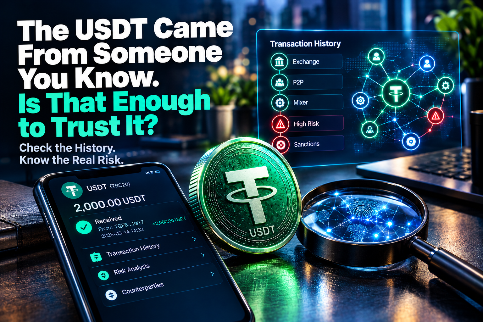 The USDT Came From Someone You Know. Is That Enough to Trust It?