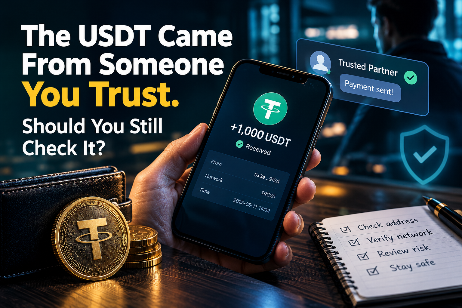 The USDT Came From Someone You Trust. Should You Still Check It?