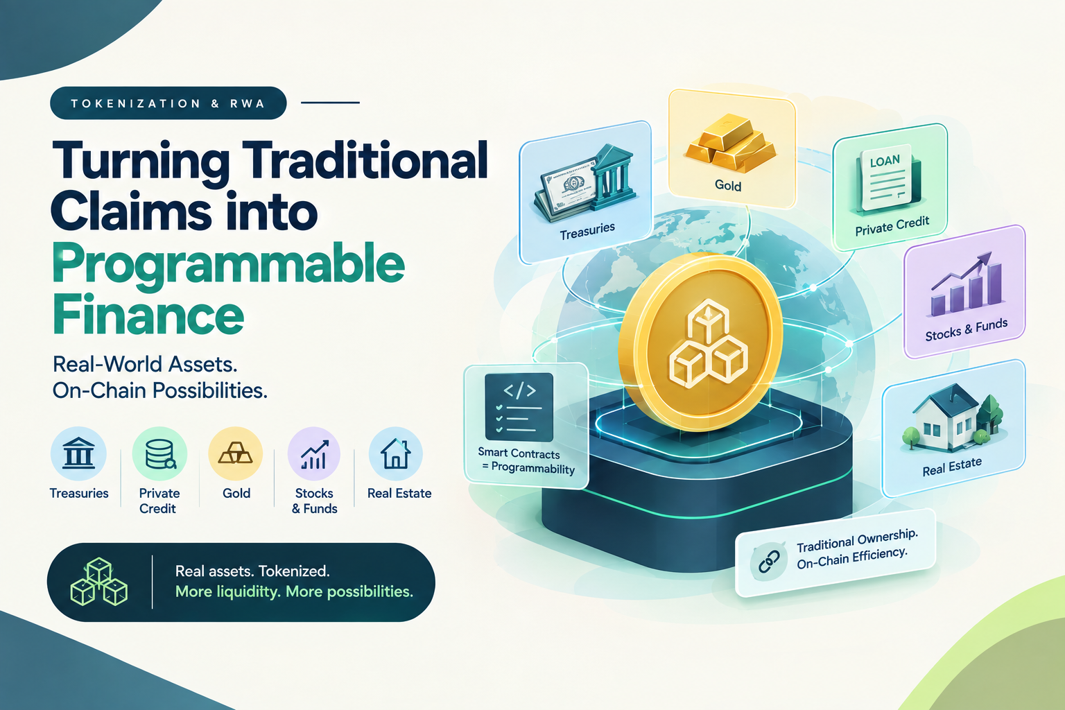 Tokenization & Real-World Assets: Turning Traditional Claims into Programmable Finance