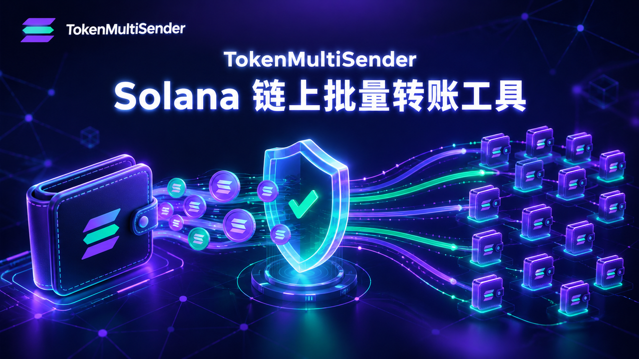 TokenMultiSender 推出 Solana 批量转账功能，单次峰值可查 5,000 个地址
