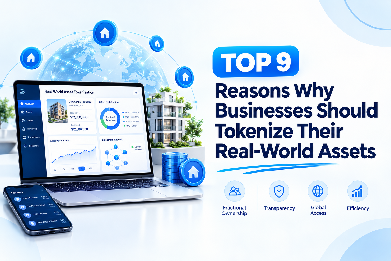 Top 9 Reasons Why Businesses Should Tokenize Their Real-World Assets
