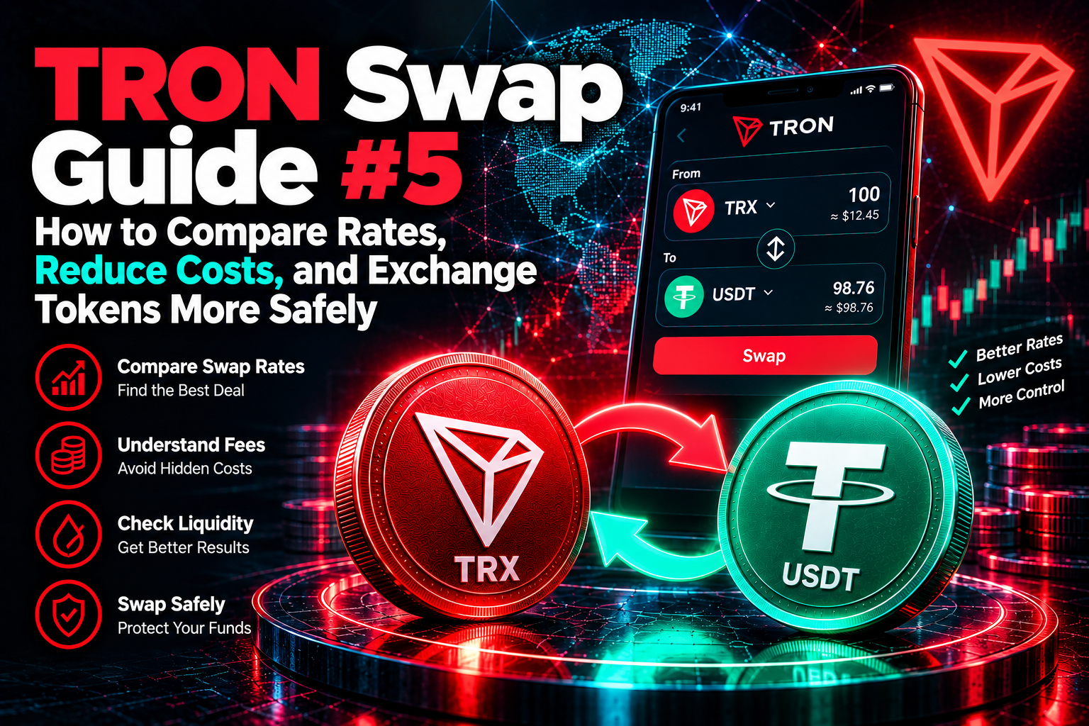 TRON Swaps Explained: How to Compare Rates, Reduce Costs, and Exchange Tokens More Safely