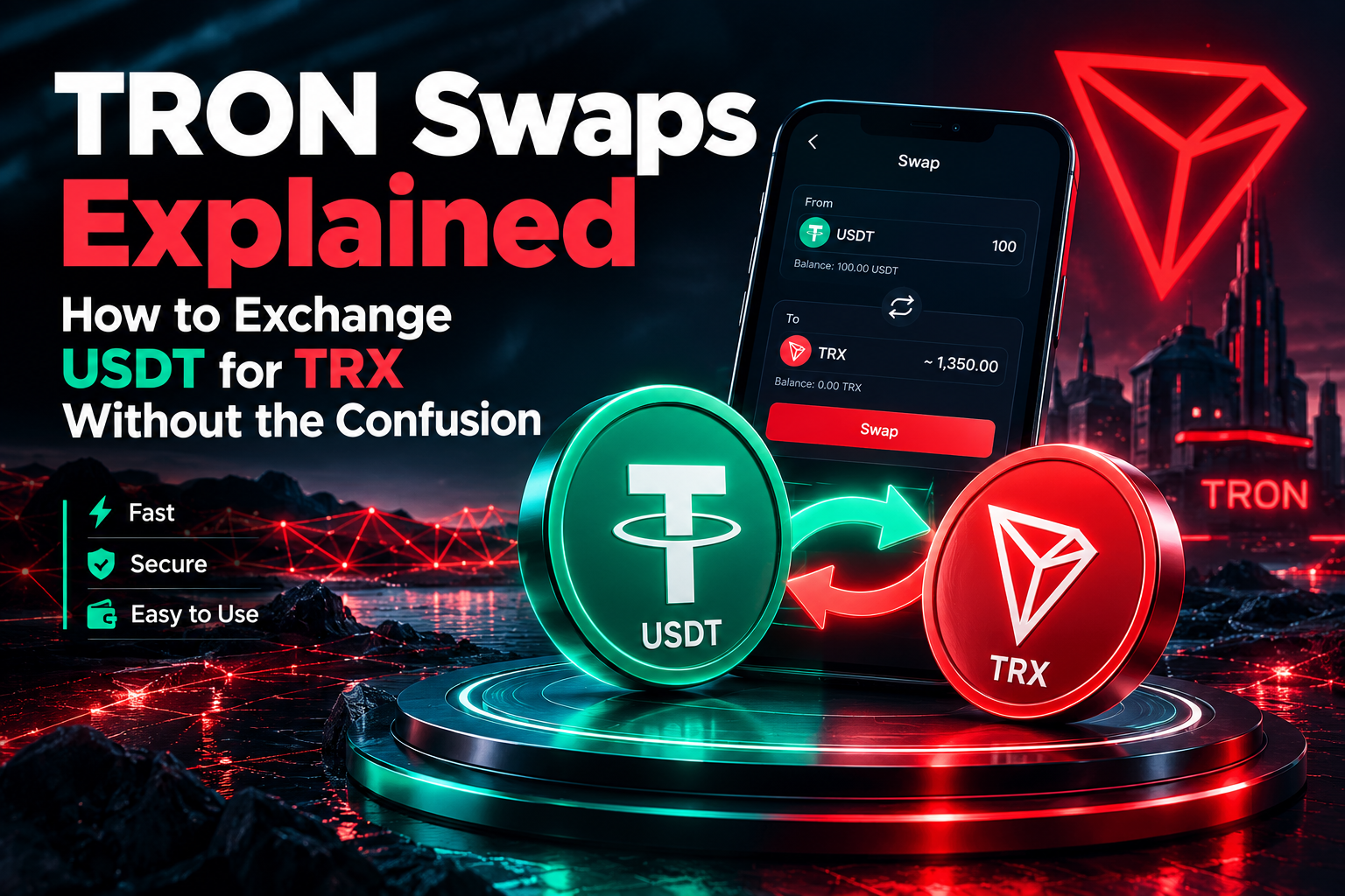 TRON Swaps Explained: How to Exchange USDT for TRX Without the Confusion