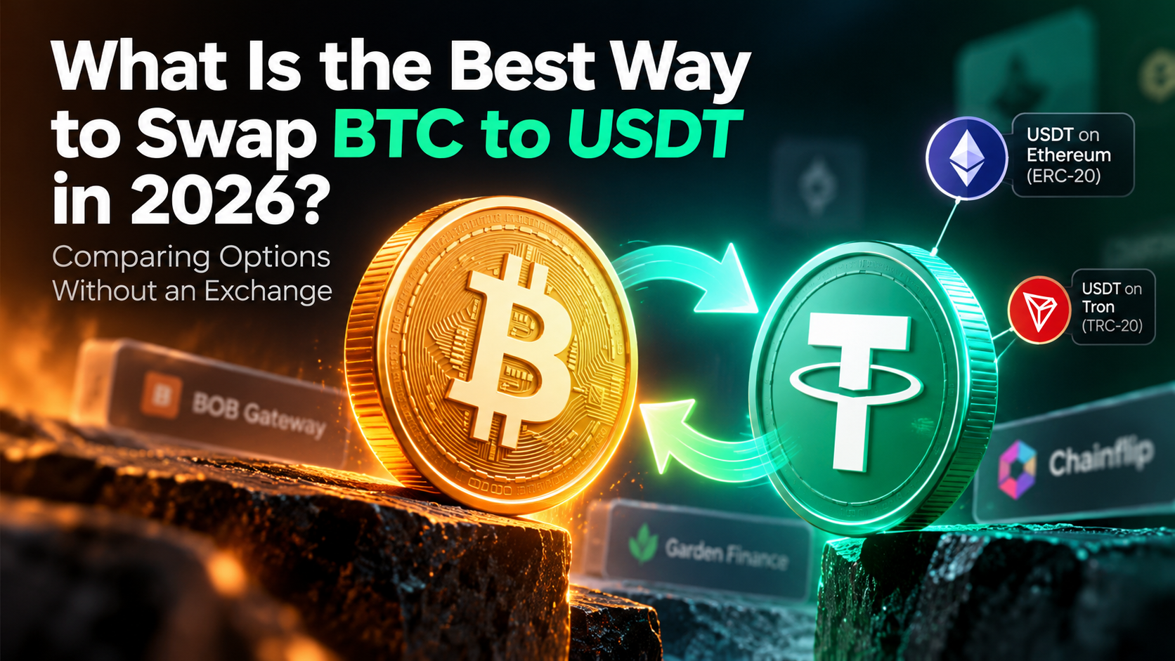 What Is the Best Way to Swap BTC to USDT in 2026? Comparing Options Without an Exchange