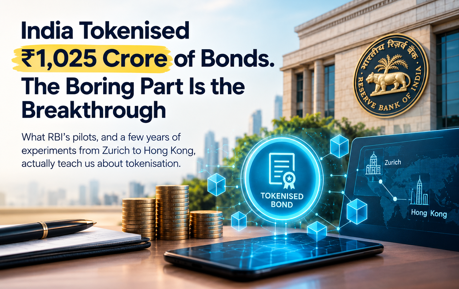 What RBI’s Tokenised Bond Pilot Teaches Us