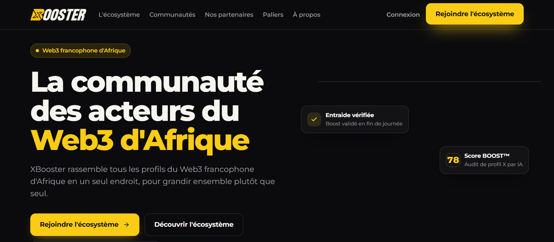 XBooster rassemble la Squad du Web3 d’Afrique francophone