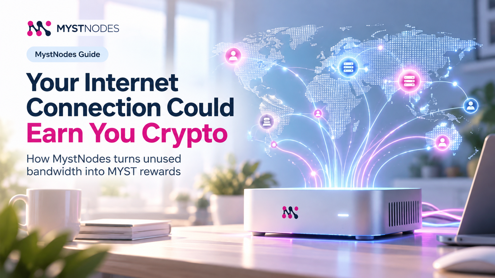 Your Internet Connection Could Earn You Crypto: Here’s How MystNodes Works
